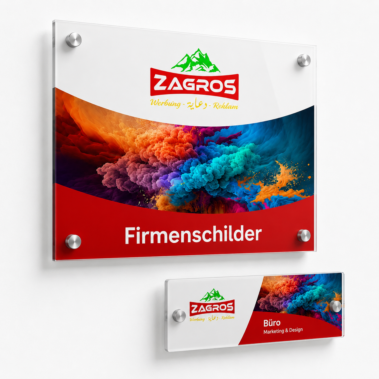 Firmenschilder
