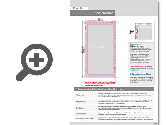Product Bild textil_f__r_blickdichten_spannrahmen_freistehend__100_cm_x_250_cm__4_0-farbig_bedruckt