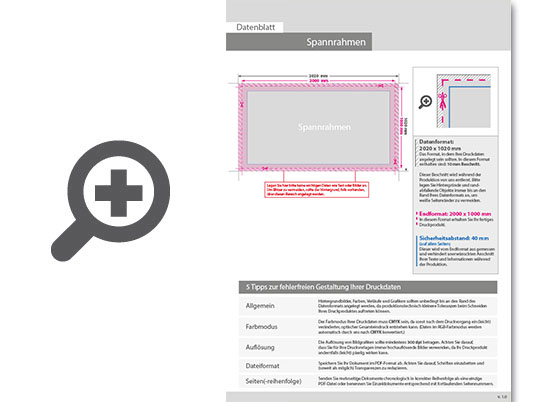 Product Bild spannrahmen_freistehend_blockout__system_inkl__druck__200_cm_x_100_cm__vorder-_und_r__ckseite_bedruckt